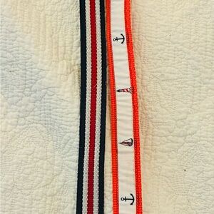 Janie and Jack Navy and Red Kids Belt